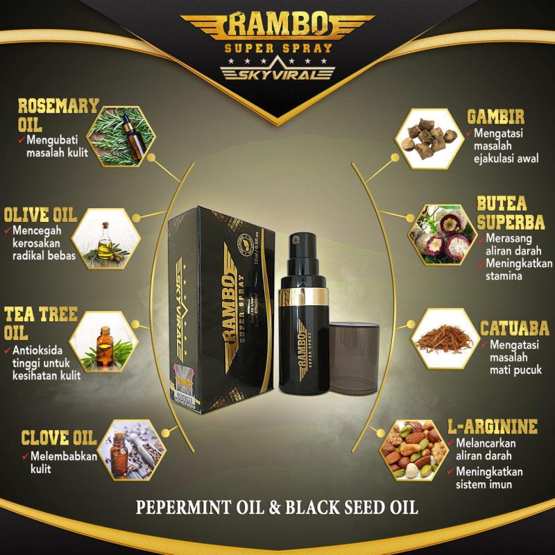 rambo spray baru kandungan